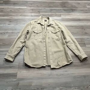 Zara XL beige Jean jacket